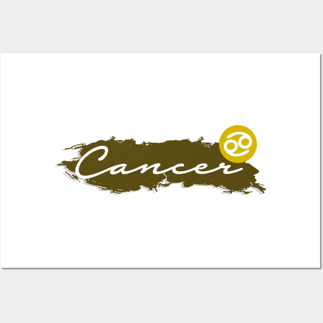 Cancer Horoscope Wall Art by creative words